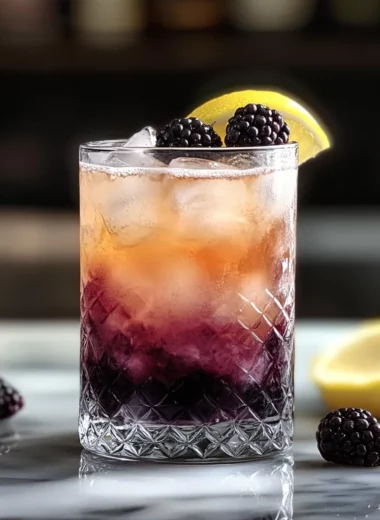 Vanilla Earl Grey Blackberry Mocktail