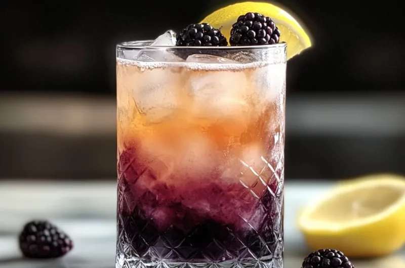 Vanilla Earl Grey Blackberry Mocktail